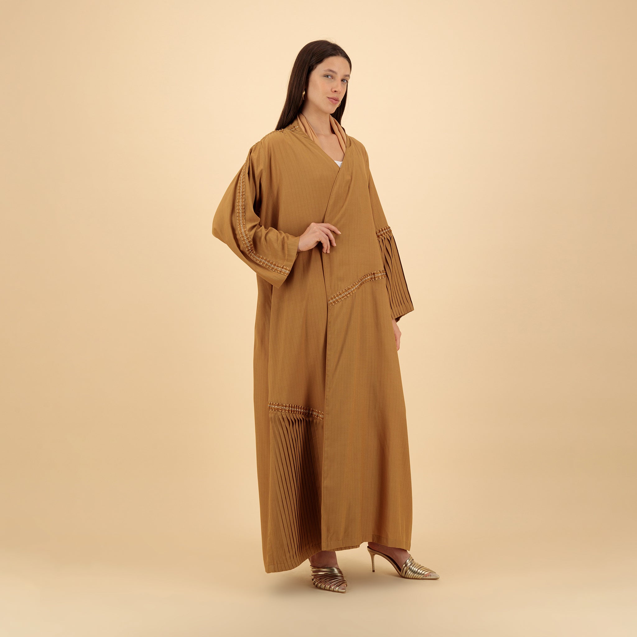 Golden Ochre Pleated