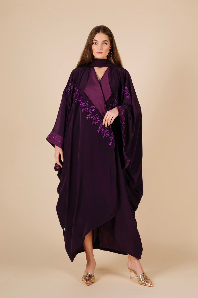 Plum Kimono Drape