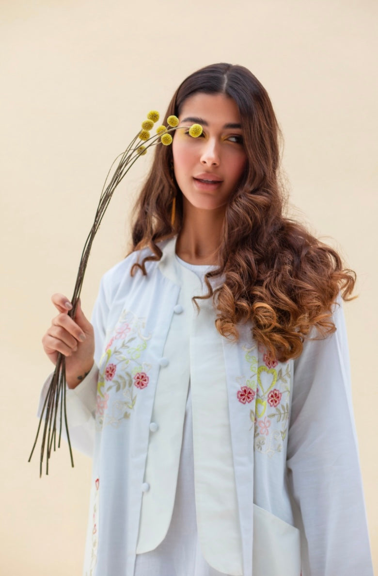 A Wildflower in Mist Grey