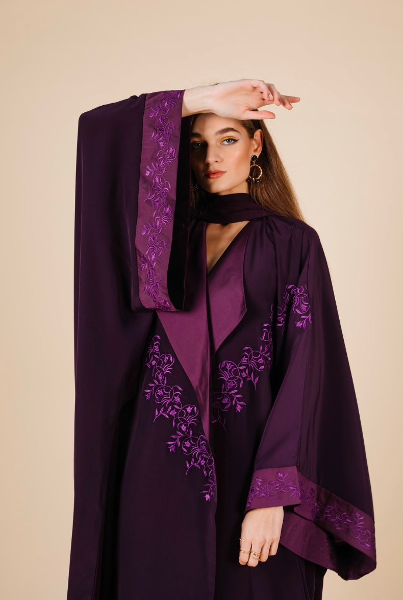 Plum Kimono Drape
