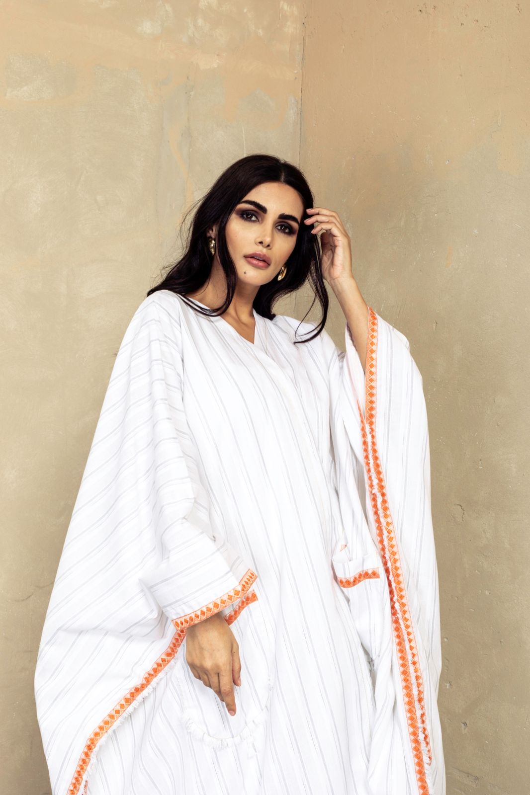 Ivory Fringe Drape